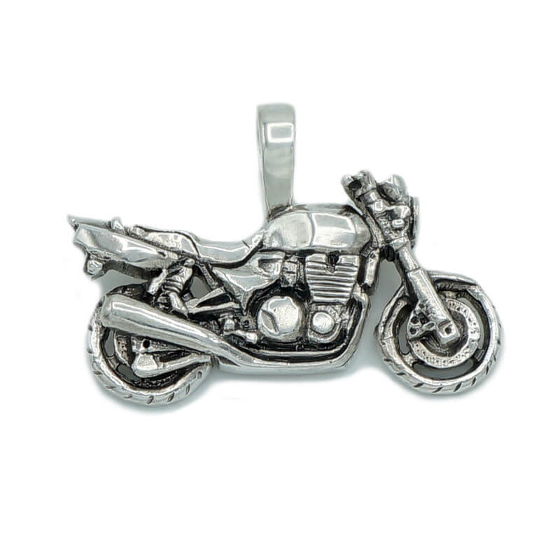 Yamaha XJR 1200 als Kettenanhänger aus Sterlingsilber. Handgefertigt.